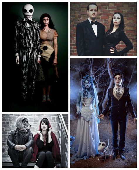 10 Disfraces de Halloween para parejas Trendy Costumes, Jack Y Sally, Makeup Looks Natural Full Face, Ketchup And Mustard, Halloween Parejas, Couples Costume, Makeup Looks Natural, Halloween Pictures, Amazing Spiderman