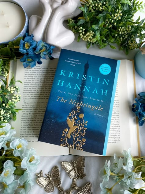 #kristinhannah #bookreading #books #bookreccomendation The Nightingale Kristin Hannah, Kristin Hannah Books, Kristen Hannah, The Nightingale, Kristin Hannah, Book Page Crafts, Nightingale, Christmas List, Book Club