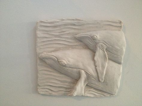 Mother & calf, humpback series masterworks bas relief Relief Clay Sculpture, Relief Sculpture Ideas, Low Relief Sculpture, Slab Relief Ideas, Base Relief Art, Animal Relief Sculpture, Clay Bas Relief, Plaster Bas Relief, Sculpture Art Projects