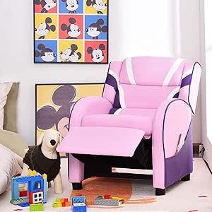 Living Room Home Theater, Kids Recliners, Kids Recliner Chair, Kids Couch, Pink Girl Room, Taking A Nap, Leather Recliner Chair, Kids Sofa, Couch Chair