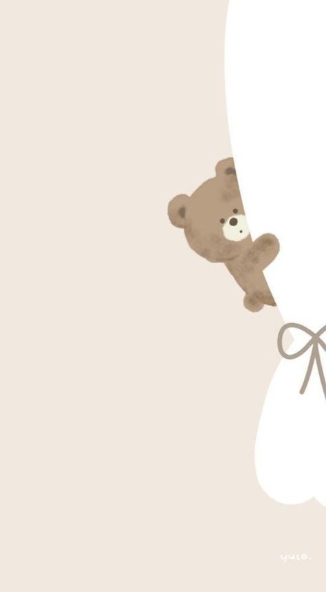 Cute Teddy Wallpapers Aesthetic, Neutral Baby Aesthetic, Aesthetic Nude Color Wallpaper, Baby Wallpaper Aesthetic, Baby Aesthetic Wallpaper, Teddy Bear Background, Aesthetic Teddy Bear, Cute Bear Wallpaper, Baby Shower Photo Booth Props