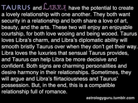 Libra compatibility with Taurus: Hmmmm...not so sure about this since my ex husband & I had issues.  It bothers me that this is not grammatically correct at the end. Fixed: "They will argue about Libra's flirtatiousness and Taurus' possessiveness". Taurus Compatibility, Libra Compatibility, Libra Queen, Libra Relationships, Libra Charm, Libra Personality, Libra And Taurus, Libra Life, Zodiac Things