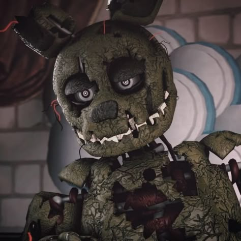 Fnaf Pfp Springtrap, Spring Trap Pfp, Spring Trap Fnaf, Fnaf Springtrap Fanart, Springtrap Pfp, Girls Room Paint Colors, Springtrap Fanart, Foxy Wallpaper, Fnaf Springtrap