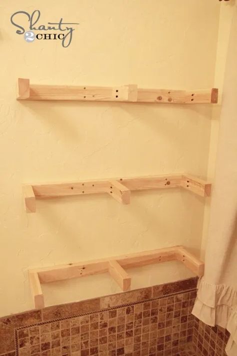 Shelves Floating, Build Floating Shelves, Floating Shelves Diy, Video Free, Estantes Flotantes, Free Plans, Floating Shelf, Tutorial Video, Diy Shelves