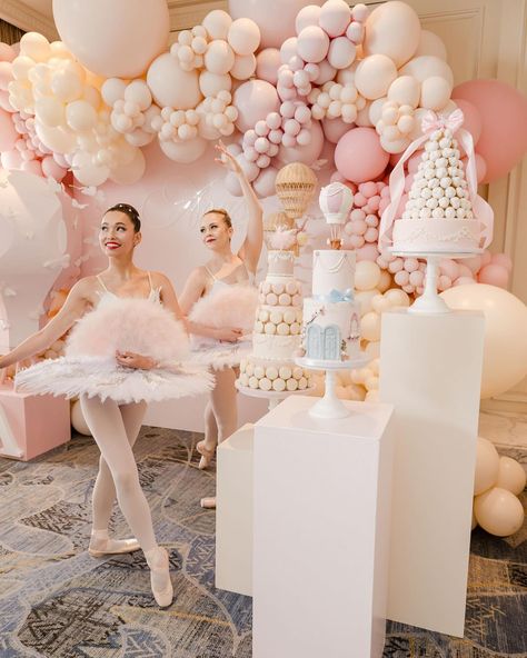 So sweet to be part of this special moment! 💕 Our beautiful ballerinas added that perfect touch to a truly magical baby shower. ✨ Amazing details by the planner made it all unforgettable! 👶🎀 #BabyShowerMagic #BeautifulBallerinas #SpecialMoments #LAFollies 📸 @karinapiresphotography Ballerina Baby Shower Ideas, Ballerina Baby Shower Theme, Ballerina Birthday Party, Ballerina Baby Showers, Ballerina Birthday, Baby Shower Theme, So Sweet, Ballerinas, Made It