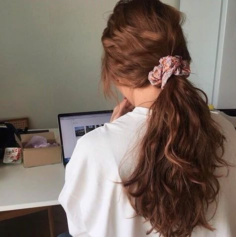 @julysdaughter Hairstyles Kenya, Hair Vector, Derry Girls, Peinados Fáciles Para Cabello Corto, Ribbon Hairstyle, Aesthetic Hair, Hermione, Hair Day, Pretty Hairstyles