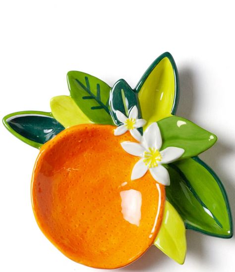 Shop for Coton Colors Citrus Orange Tray at Dillard's. Visit Dillard's to find clothing, accessories, shoes, cosmetics & more. The Style of Your Life. Deco Fruit, Clay Inspo, Ceramic Tray, Pottery Inspo, Pottery Crafts, Ceramics Pottery Art, Clay Art Projects, Ceramics Ideas Pottery, Handcrafted Ceramics