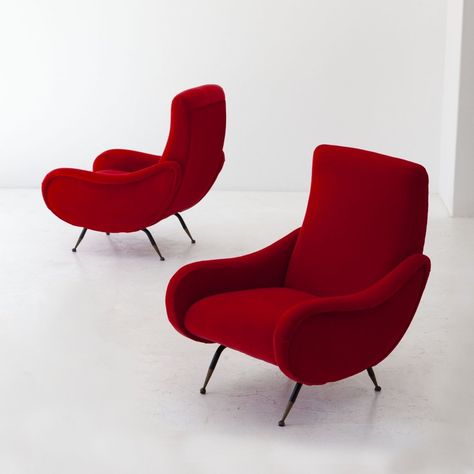 70s Chair, Santa Chair, 70s Chairs, Bold Chairs, Red Armchair, Modular Lounges, Velvet Armchair, Photoshoot Inspiration, Reupholster