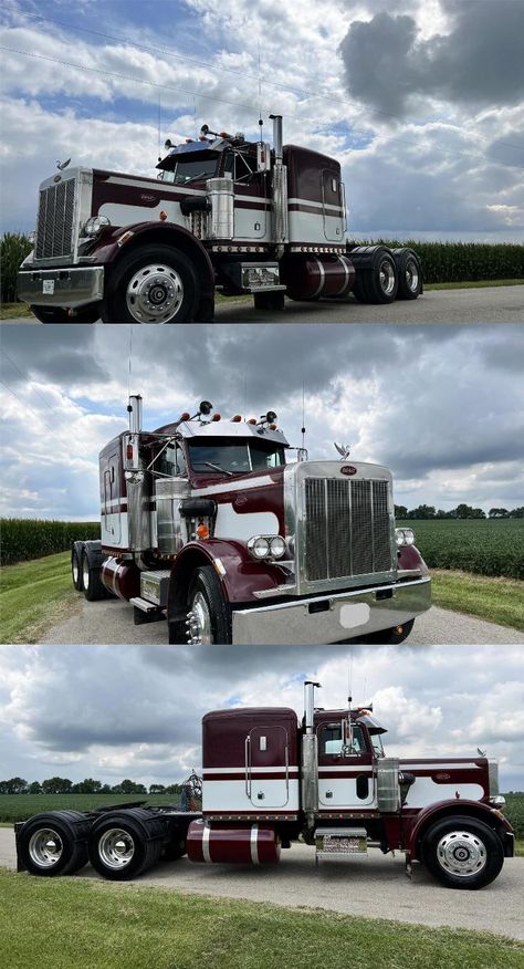 1984 Peterbilt 359 truck [completely restored] Ira Strum Truck Driver, Peter Built Trucks, Truck And Truckers, Truck Update Format, Old Semi Trucks, Mack Trucks For Sale, Truck Update, Old Trucks For Sale, Semi Trucks For Sale