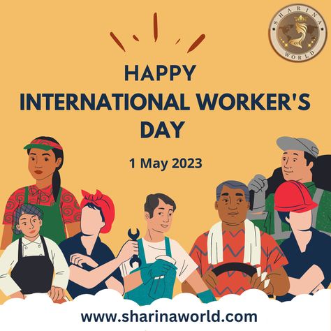 On this International Worker's Day, we wish all workers to be recognized and appreciated for their hard work and contributions to the development of society. Let us honor and celebrate the hard work and dedication of individuals in every field. #workersday #may #mayday #workers #internationalworkersday #work #workers #longweekend #worldworkersday #happyworkersday #happiness #internationalworkersday #worker #workersrights #sharinaworld Happy Workers Day, International Workers Day, Workers Day, Workers Rights, Good Morning Happy, Hard Work And Dedication, Long Weekend, Hard Work, Work Hard