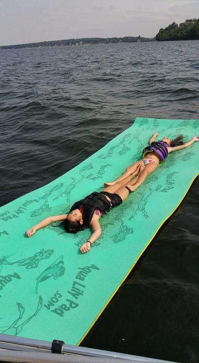 Aqua Lilly Pad, floating water mat Distributor Oklahoma website page Water Floats, Pontoon Boat Accessories, Lake Toys, Lake Floats, Water Pad, Lake Fun, Lilly Pad, Water Mat, Lake Dock