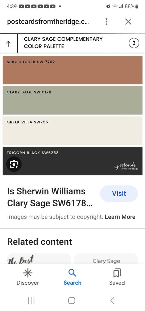 Clary Sage Sherwin Williams Coordinating Colors, Sherwin Williams Cedar Color Paint, Clary Sage Sherwin Williams Living Room, Sw Spiced Cider Paint, Moroccan Spice Sherwin Williams, Sw Spiced Cider, Sherwin Williams Spiced Cider, Spiced Cider Paint, Spiced Cider Sherwin Williams