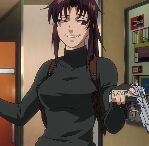 Black Lagoon Revy Wallpapers, Black Lagoon Aesthetic, Revi Black Lagoon, Revy Pfp, Revy Black Lagoon Icon, Black Lagoon Pfp, Revy Black Lagoon Pfp, Anchovy Pizza, Balalaika Black Lagoon