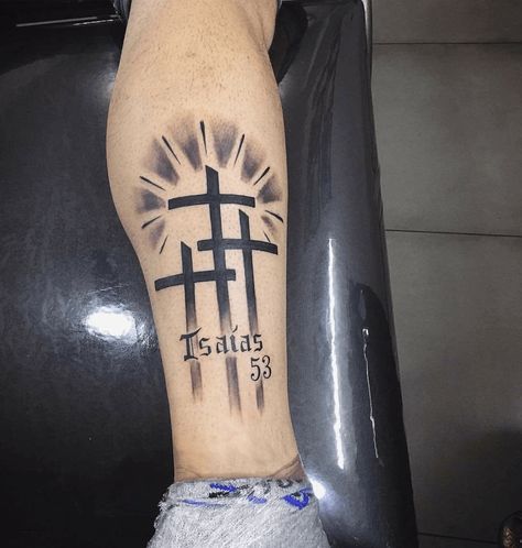 15 Cool Cross Tattoo Ideas for Men to Show Allegiance to God 3 Crosses Tattoo Design, Cool Cross Tattoos, Cross Tattoo Neck, Cross Tattoo Meaning, Unique Cross Tattoos, Tattoo Sites, Celtic Cross Tattoos, Cross Tattoo For Men, Omerta Tattoo