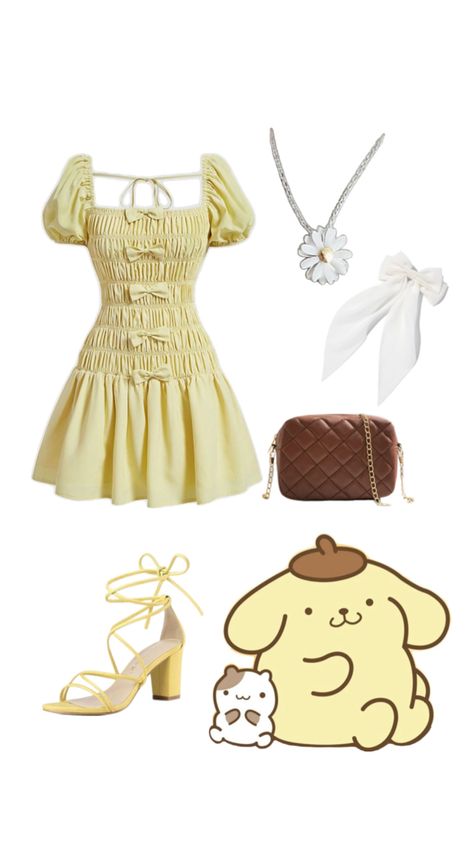 Pompompurin Outfit, Sabrina Carpenter Outfits, Yellow Outfit, Themed Outfits, Character Outfits, Sabrina Carpenter, Beach Outfit, Fashion Inspo Outfits, Outfit Inspirations