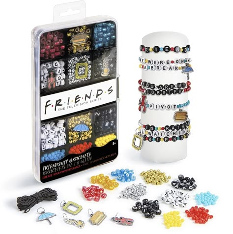 Tv Show Gifts, Friends Tv Show Gifts, Angels Friends, Friendship Bracelet Making, Friends Merchandise, Bracelet Making Kit, Fashion Angels, Friends Tv Series, Bracelets Beads