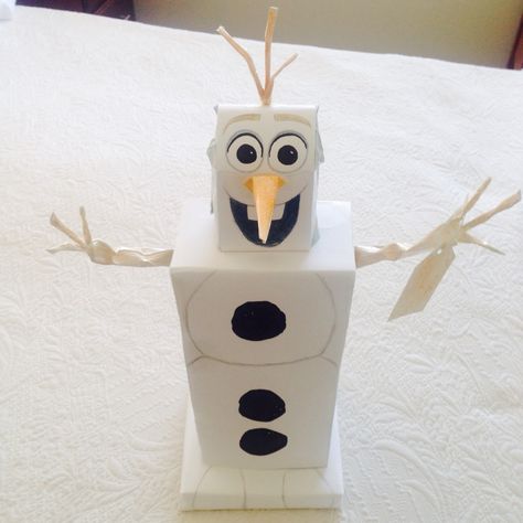 Children's gift wrapping idea! Olaf from Frozen. Frozen Gift Wrapping Ideas, Olaf From Frozen, Frozen Gifts, Christmas Wrapping Diy, Frozen Olaf, Gift Wrapping Ideas, Frozen Theme, Wrapping Ideas, Childrens Gifts