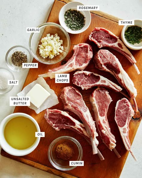 Garlic Butter Lamb Chops - Spoon Fork Bacon Garlic Butter Lamb Chops, Butter Lamb, Best Lamb Recipes, Lamb Roast Recipe, Lamb Chops Recipe, Lamb Dinner, Spoon Fork Bacon, Lamb Chop Recipes, Lamb Chop