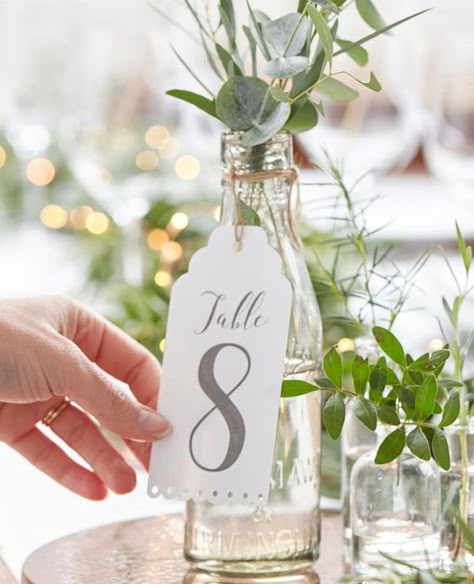 Creative Wedding Table Numbers, Wine Bottle Table, Wedding Table Menus, Diy Table Numbers, Wedding Numbers, Wedding Table Decorations, Table Number, Wedding Table Numbers, Diy Table