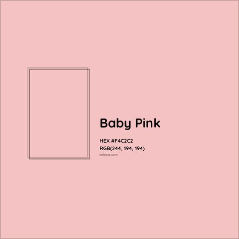 About Baby Pink - Color codes, similar colors and paints Pink Opposite Color, Baby Pink Color Palette, Pink Hex Codes, Pantone Color Guide, Color Generator, Rgb Color Codes, Hexadecimal Color, Rgb Color Wheel, Baby Pink Color