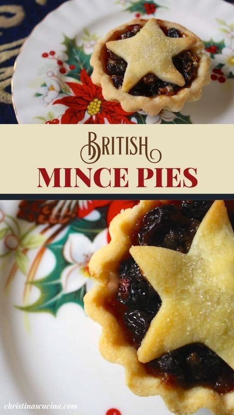 Mince pies are so incredibly delicious, they're Outlander star Sam Heughan's favorite dessert! He could literally eat them all day long! Minced Pie Recipe, British Christmas Food, British Christmas Desserts, Mincemeat Pie Filling, Traditional Mincemeat Pie, Mincemeat Tarts, Mincemeat Recipes, Mince Pies Recipe, Vegan Mince Pies