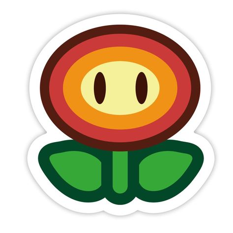 paper mario sticker star  fire fiower sticker Fire Flower Mario, Mario Flower, Mario Stickers, Paper Mario Sticker Star, Mario Sticker, Gaming Stickers, Mario Tattoo, Star Fire, Mario Bros Party