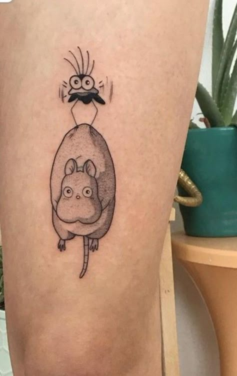 Studio Gibhili Tatoos, Suzume Tattoo, Porco Rosso Tattoo, Jiji Tattoo, Leave Tattoo, Ghibli Tattoos, Train Tattoo, Studio Ghibli Tattoo, Stick Tattoo