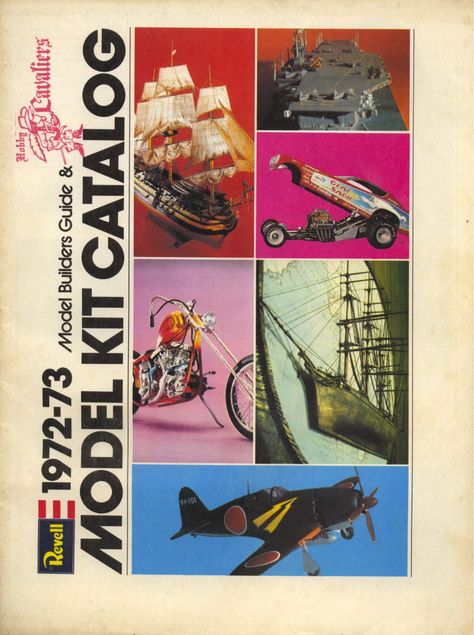 Revell 1972-73 Model Builders Guide & Model Kit Catalog : Revell, Inc. : Free Download, Borrow, and Streaming : Internet Archive Model Kits Hobbies, Revell Model Kits, Toys Nostalgia, Hobbies For Adults, Books I Read, Vintage Models, Books To Read Online, Retro Toys, Model Making