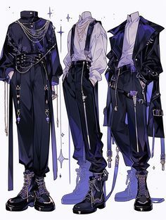 Mens Anime Inspired Outfits, Villian Outfit Male, Cloth Sketch, Futuristic Fashion Male, Scifi Outfit, Simple Style Outfits, Male Clothes, Social Art, Personal Grooming