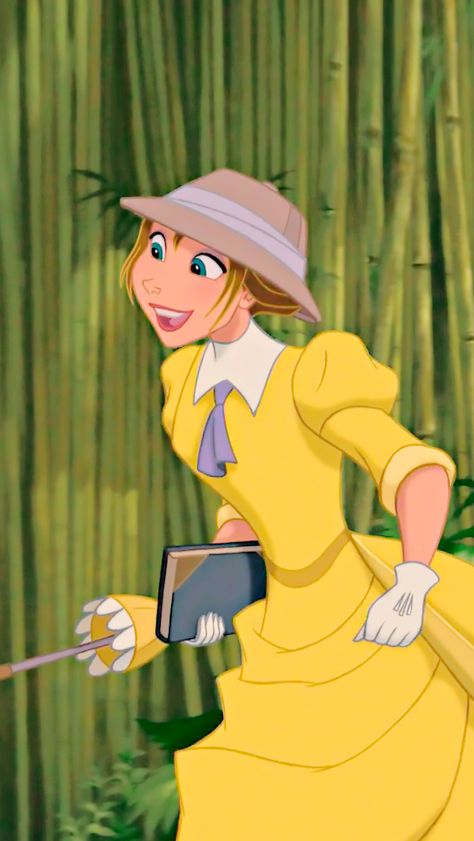 *JANE PORTER ~ Tarzan, 1999 Tarzan Wallpapers, Jane From Tarzan, Disney Jane, Tarzan 1999, Disney Heroines, Disney Amor, Tarzan Disney, Tattoo Disney, Princess Images