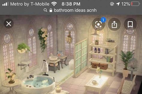 Animal Crossing Spa, Bedroom Ideas Goth, Acnh Bedroom Ideas, Animal Crossing Bedroom Ideas, Animal Crossing Bedroom, Acnh Bedroom, Acnh Inspiration, Gothic Room, Animal Crossing 3ds