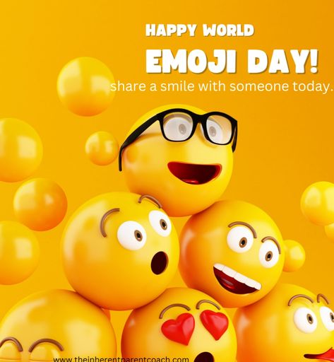 Happy world emoji day! Emoji Day, World Emoji, World Emoji Day, Emotional Regulation