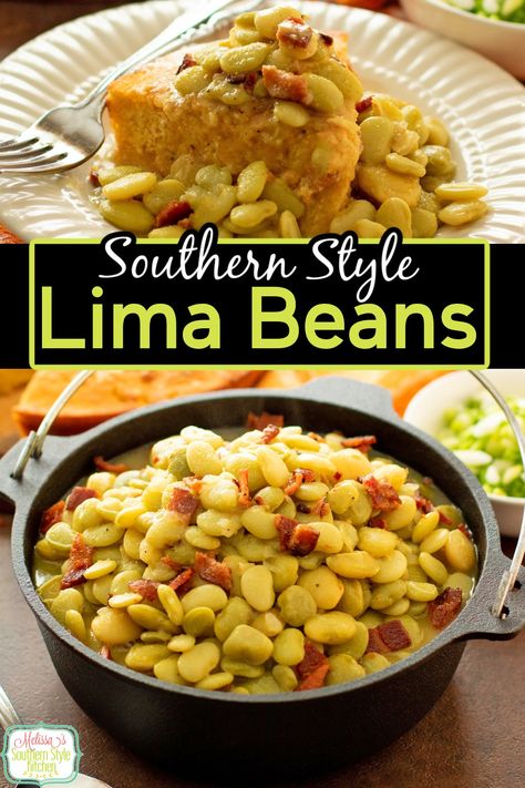 Lima Beans Recipe Southern Style Lima Beans, Lima Beans Recipe Southern, Lima Beans In Crockpot, Lima Beans Recipe, Cooking Lima Beans, Lima Bean Recipes, Butter Beans Recipe, Beans In Crockpot, Lima Bean