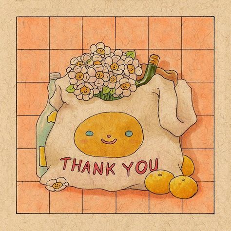 Felicia Chiao on Instagram: “‘Thank You’ baggy illustration for a top tier Patreon subscriber 😊 I realized I call these trash bags but that’s because my Asian family…” Felicia Chao, Animes List, Felicia Chiao, Asian Family, Journal Therapy, Digital Inspiration, Desktop Wallpaper Organizer, Beautiful Wallpaper For Phone, Art Journal Therapy