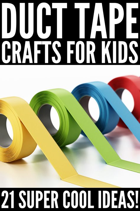 Duct Tape Keychain Diy, Duct Tape Belt, Duct Tape Bookmarks, Duct Tape Crafts For Kids, Diy Gifts Kids Can Make, Duct Tape Bracelets, Duct Tape Flower Pens, Simple Bookmarks, Duct Tape Bags