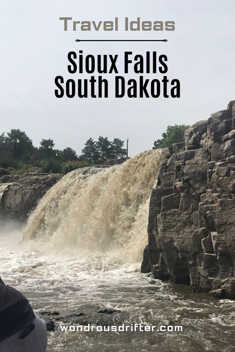 Travel Ideas Sioux Falls, South Dakota Steel Artwork, Terrace Park, Sioux Falls South Dakota, Wild Waters, Autumn Park, Breathtaking Places, Adventure Explore, Beautiful Sights, Sioux Falls