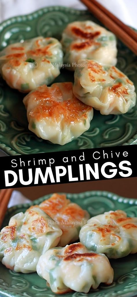 Crystal Shrimp Dumplings, Dumpling Fillings Ideas, Healthy Shrimp And Chive Rice Paper Dumplings, Chives Dumpling Recipe, Baked Shrimp And Chives Rice Paper Dumplings, Seafood Dumplings Recipe, Baked Shrimp And Chive Rice Paper Dumplings, Shrimp Soup Dumplings, Pork And Prawn Dumplings Recipe