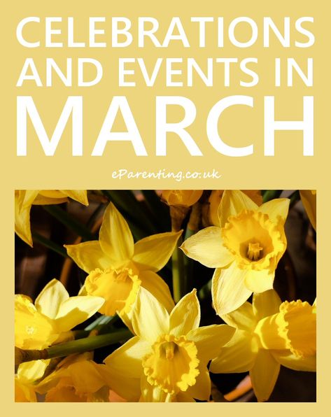 Celebrations and Events in March 2019 #march #march2019 #2019 March Event Ideas, Events In March, March Holidays, Annual Campaign, A Days March, Calendar Of Events, Rainbow Room, March Month, Holiday Calendar