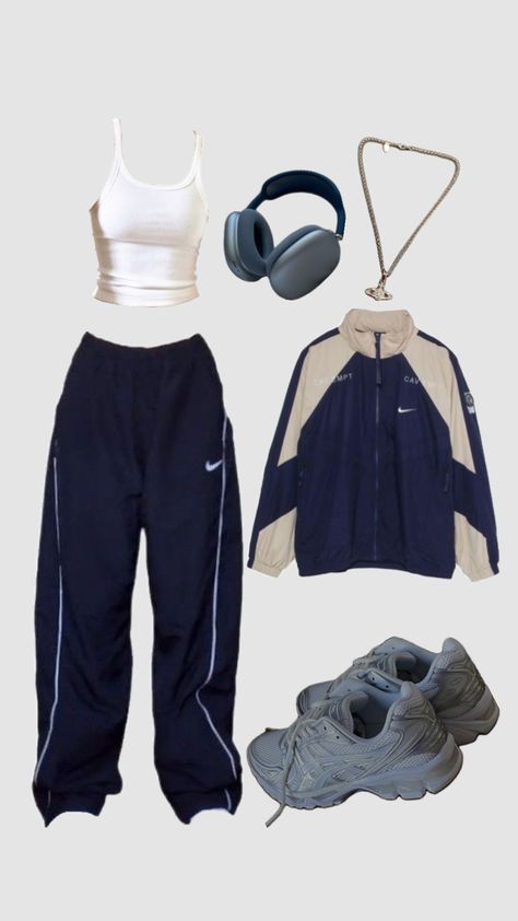 #outfit #y2k #fitspo #nike #clothes #fashion Nike Clothes, Hip Hop Accessories, Nike Outfit, Y2k Nike, Y2k Outfits, Y2k Streetwear, Nike Outfits, Hip Hop, Cute Outfits