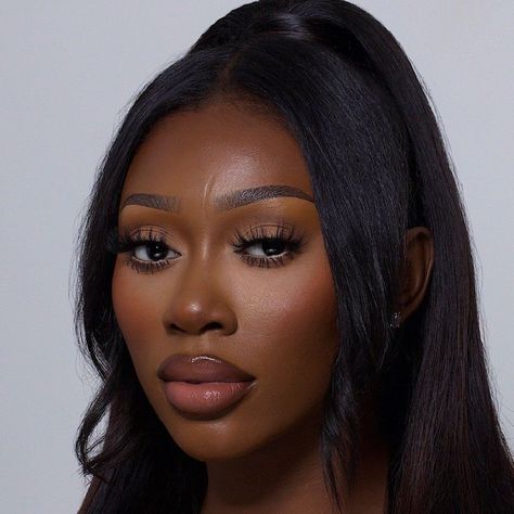 (ad) Stunning Makeup Ideas for Black Women Brown Makeup Looks, Maquillage On Fleek, Mekap Mata, Brown Girls Makeup, Face Charts, Makeup For Black Skin, Brown Skin Makeup, Soft Glam Makeup, Smink Inspiration