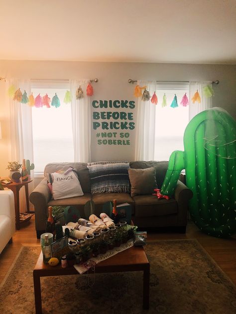 Plant Bachelorette Party Ideas, Bridal Shower Cactus Theme, Succulent Bachelorette Party, Plant Themed Bachelorette Party, Plant Bachelorette Party, Cactus Bachelorette Party, Planted Succulents, Cactus Bachelorette, Cactus Decorations