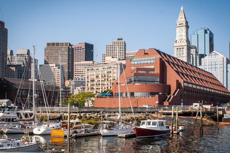 https://flic.kr/p/PkfshQ | View from Long Wharf, Boston Harbor, Boston, USA Long Wharf Boston, Bowens Wharf Newport Ri, Boston Postcard, Boston Map Print, Village Of Baytowne Wharf, Boston Usa, Boston Harbor, San Francisco Skyline, The Row