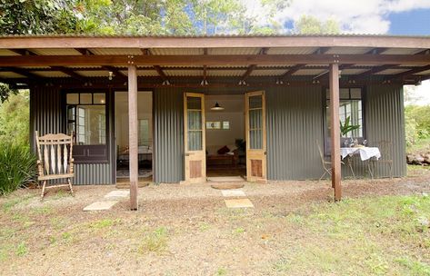 Tin Shed, Farm Shed, Tin House, Shed Home, Backyard Shed, New South Wales Australia, Shed Homes, Shed Design, Tiny House Cabin