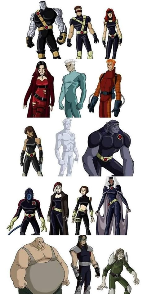 Evolution Cartoon, Marvel Cinematic Universe Timeline, Xmen Characters, Avengers Earth's Mightiest Heroes, Marvel Mutants, Marvel Character Design, Xmen Comics, Ultimate Marvel, X Men Evolution