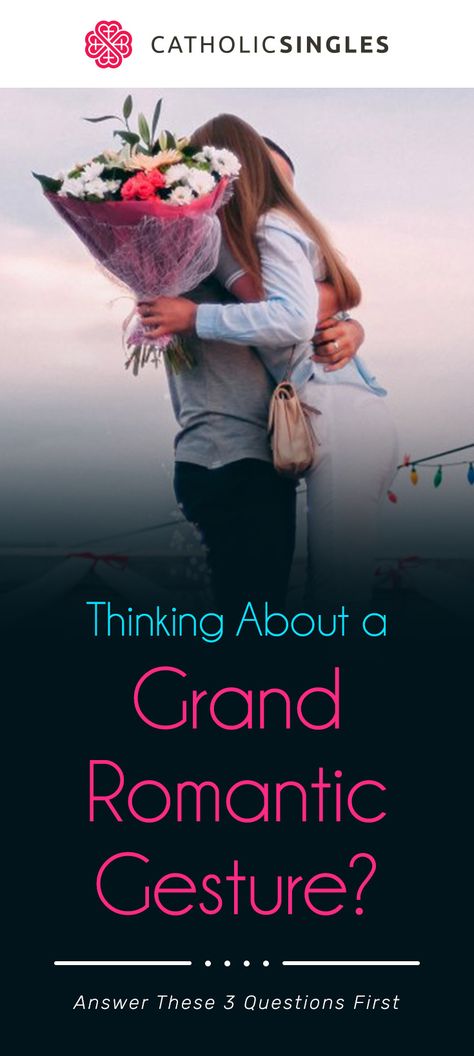 Thinking About a Grand Romantic Gesture? Answer These 3 Questions First https://www.catholicsingles.com/blog/thinking-about-a-grand-romantic-gesture-answer-these-3-questions-first/ Grand Gestures Of Love For Him, Grand Gestures Of Love, Surprise Love Quotes, Gestures Of Love, Surprise For Girlfriend, Guy Best Friend, Sweet Text Messages, Sweet Texts, Cute Couple Quotes