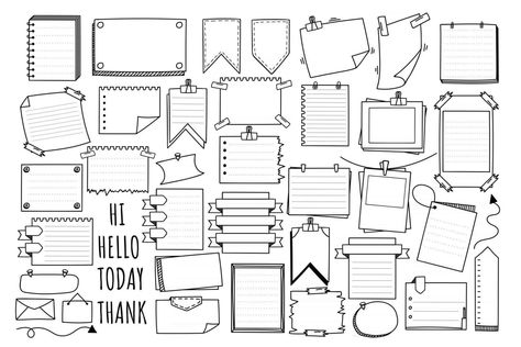 Notes Drawing Ideas, Etsy Journals, Ideas For Notes, Concept Map Template, Note Icon, Paper Template Free, Ap Government, Planning Notebook, Ideas Notes