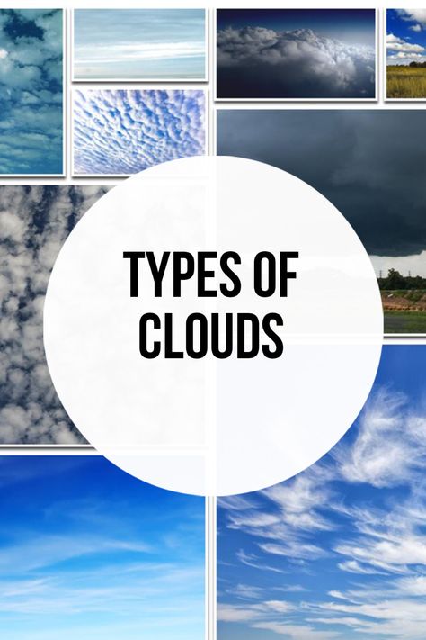 Nimbostratus Clouds, Stratus Clouds, Cirrostratus Clouds, Cloud Types, Kinds Of Clouds, Types Of Clouds, Nature Facts, Cumulonimbus Cloud, Cirrus Cloud