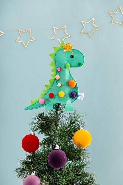 Dinosaur Christmas Decorations, Dinosaur Tree, Christmas Tree Toppers Unique, Unique Tree Toppers, Dinosaur Christmas Tree, Dinosaur Christmas Ornament, Dinosaur Ornament, Christmas Tree Sale, Cat Christmas Tree