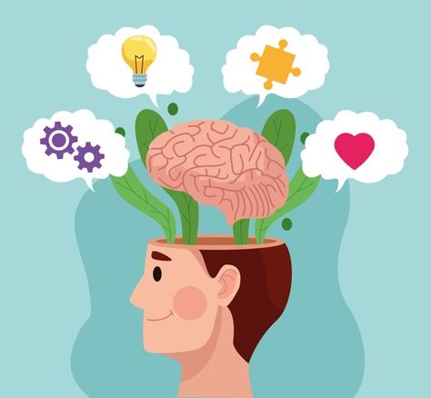 Perfil del hombre del día de la salud me... | Premium Vector #Freepik #vector #corazon #amor #mundo #cerebro Artificial Brain, Man Profile, Brain Vector, Brain Icon, Brain Illustration, خريطة ذهنية, Brain Logo, Health Icon, Blue Butterfly Wallpaper