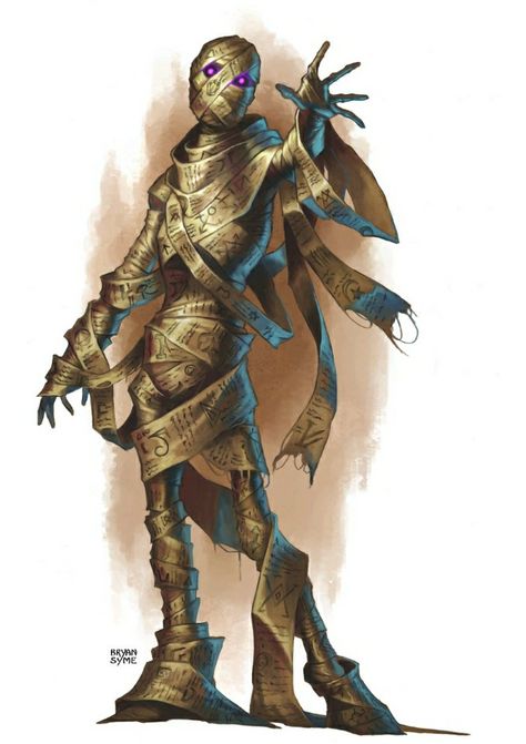 Mummy Character, Real Monsters, D D Monsters, Greatest Villains, Dnd Monsters, Monster Concept Art, Fantasy Images, Fantasy Monster, Fantasy Adventure